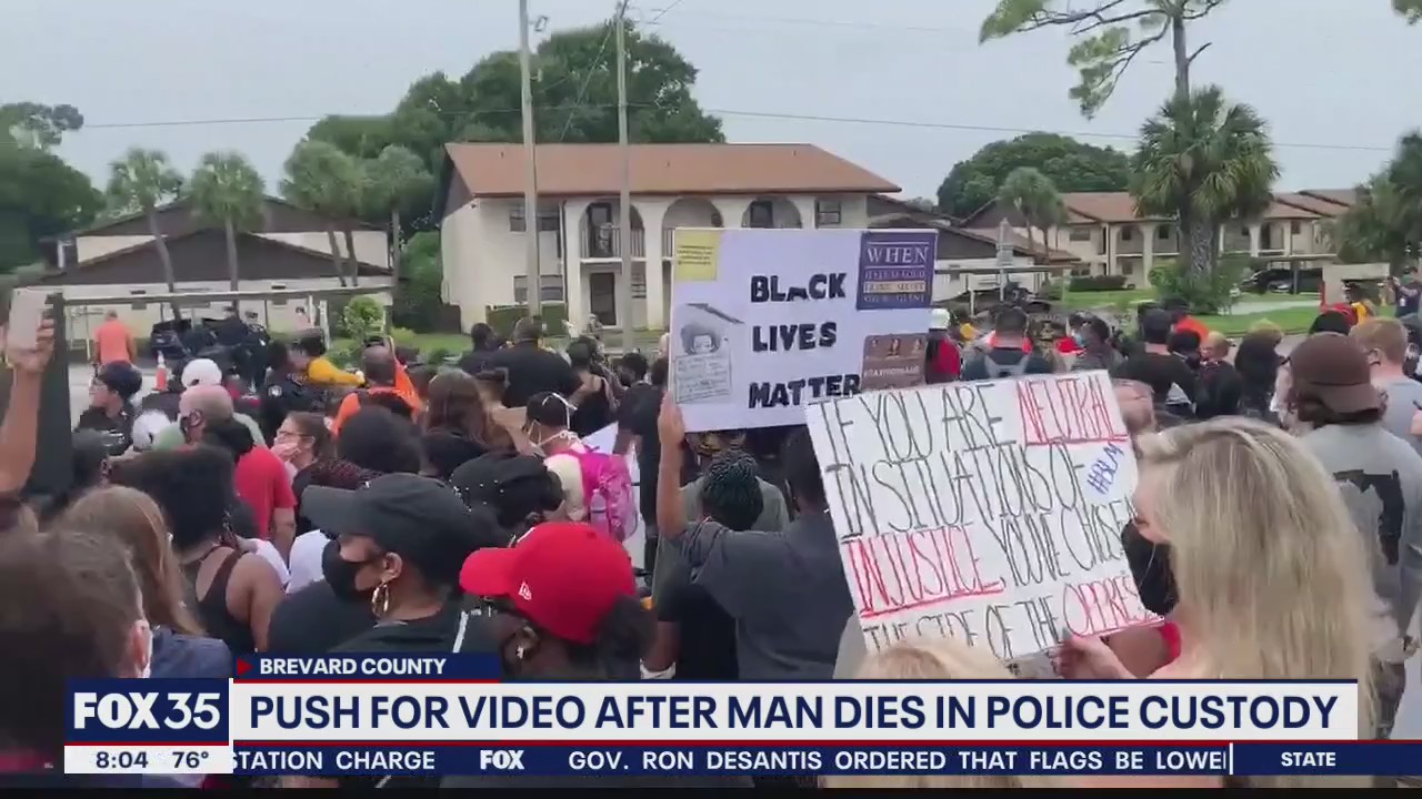 Push for video after man dies in police custody
