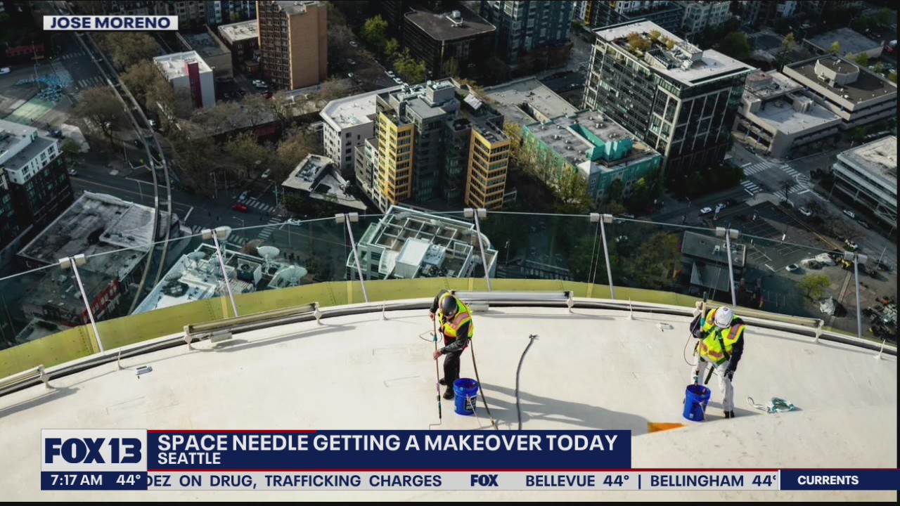 Space Needle to be painted Galaxy Gold