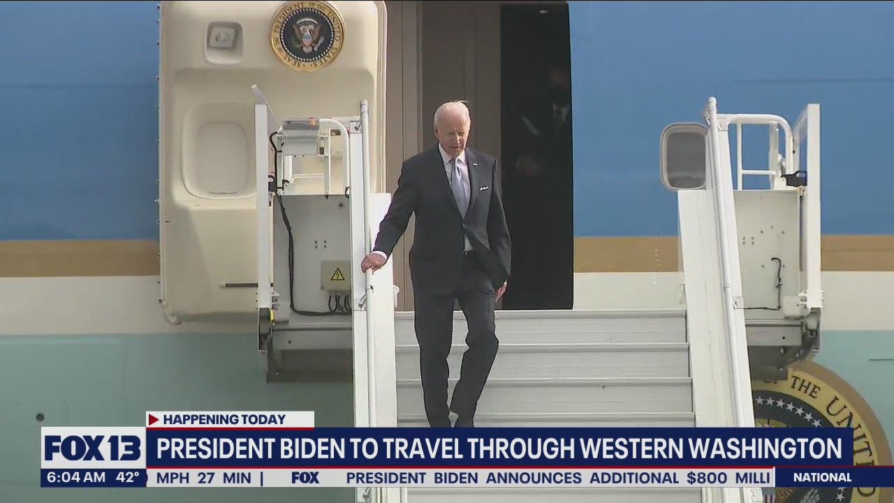 President Biden to travel through Western Washington