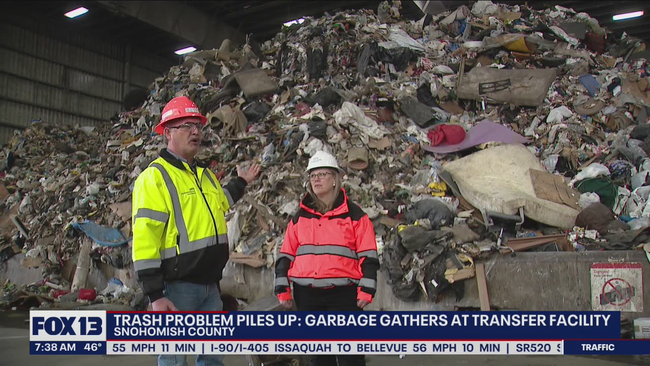 Trash problem piles up: garbage gathers at transfer facility in Snohomish County