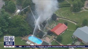 4 kids, 2 adults injured in explosion, fire at Chester County home