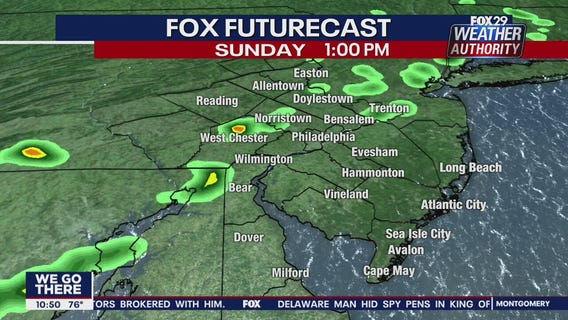 Weather Authority: 10 p.m. Saturday forecast