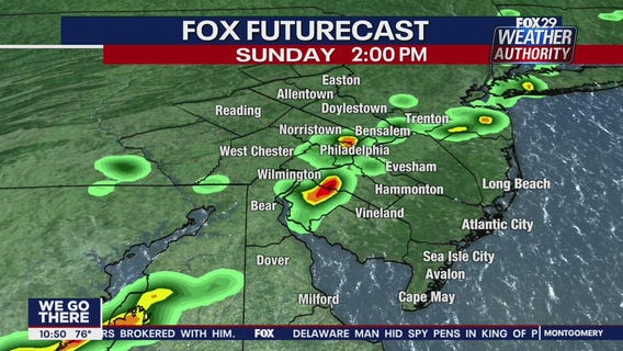 Weather Authority: 10 p.m. Saturday forecast