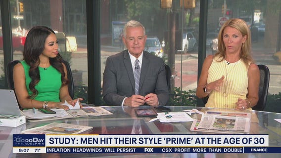 Study: Men hit their style 'prime' at age 30