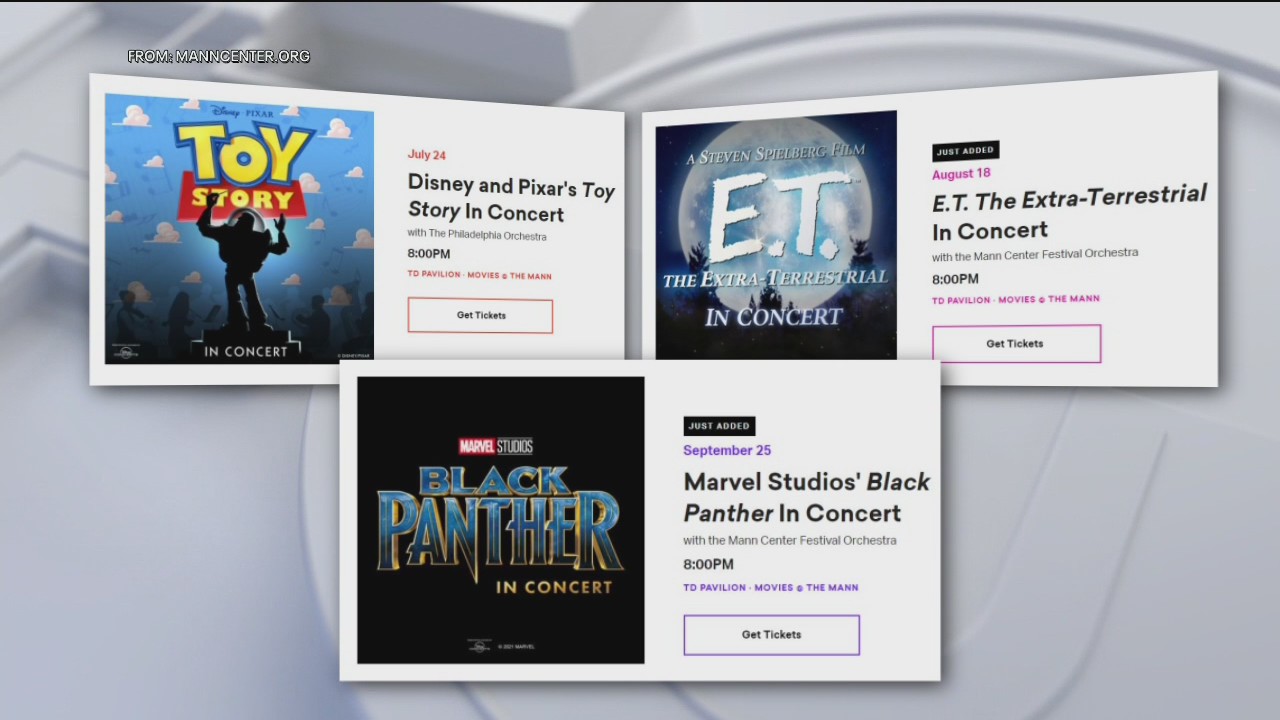 The Mann Center is hosting a number of musical events this summer