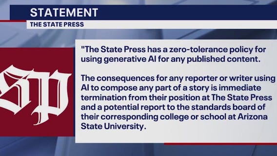 ASU student paper retracts stories partially written with AI