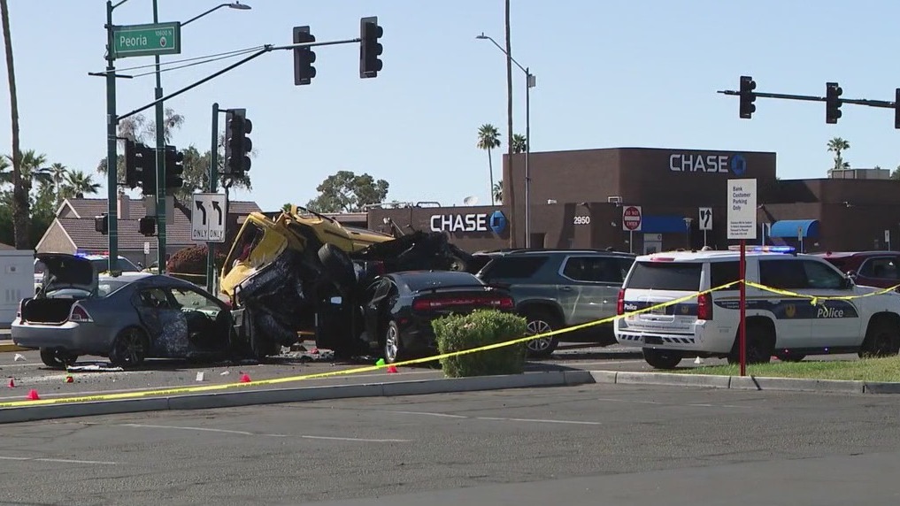 Police pursuit results in hours-long road closure