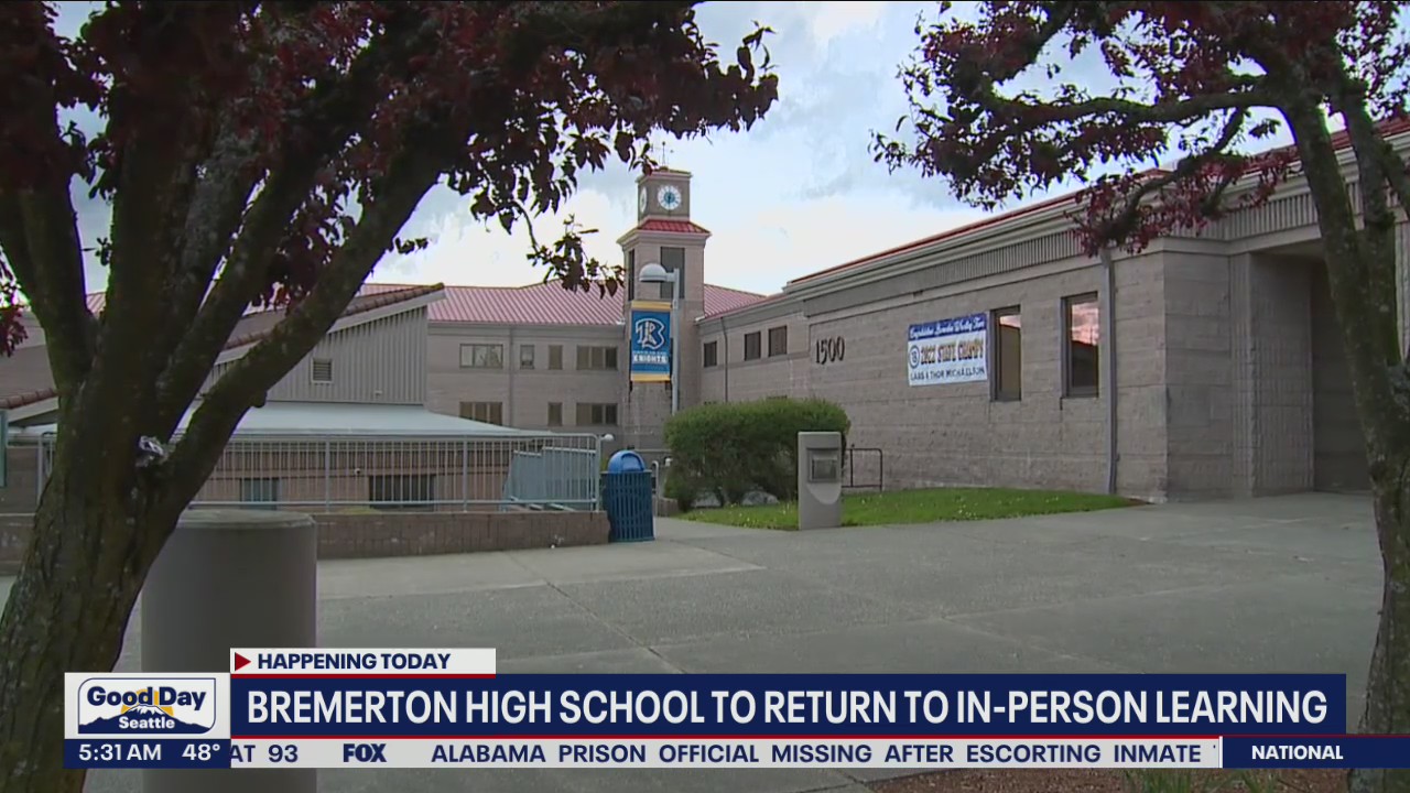 Bremerton High School students return to in-person learning