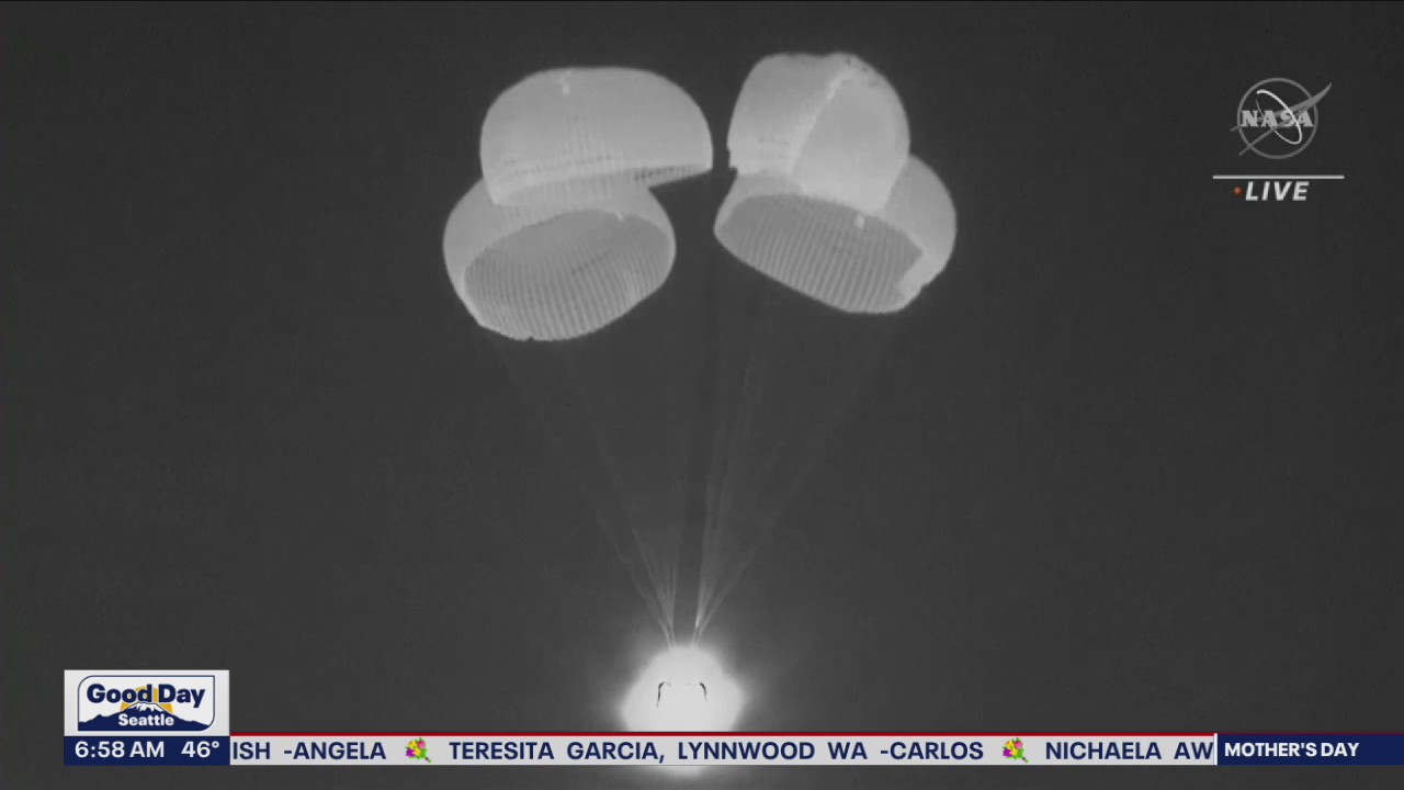 Local astronaut returns to earth after being on the International Space Station