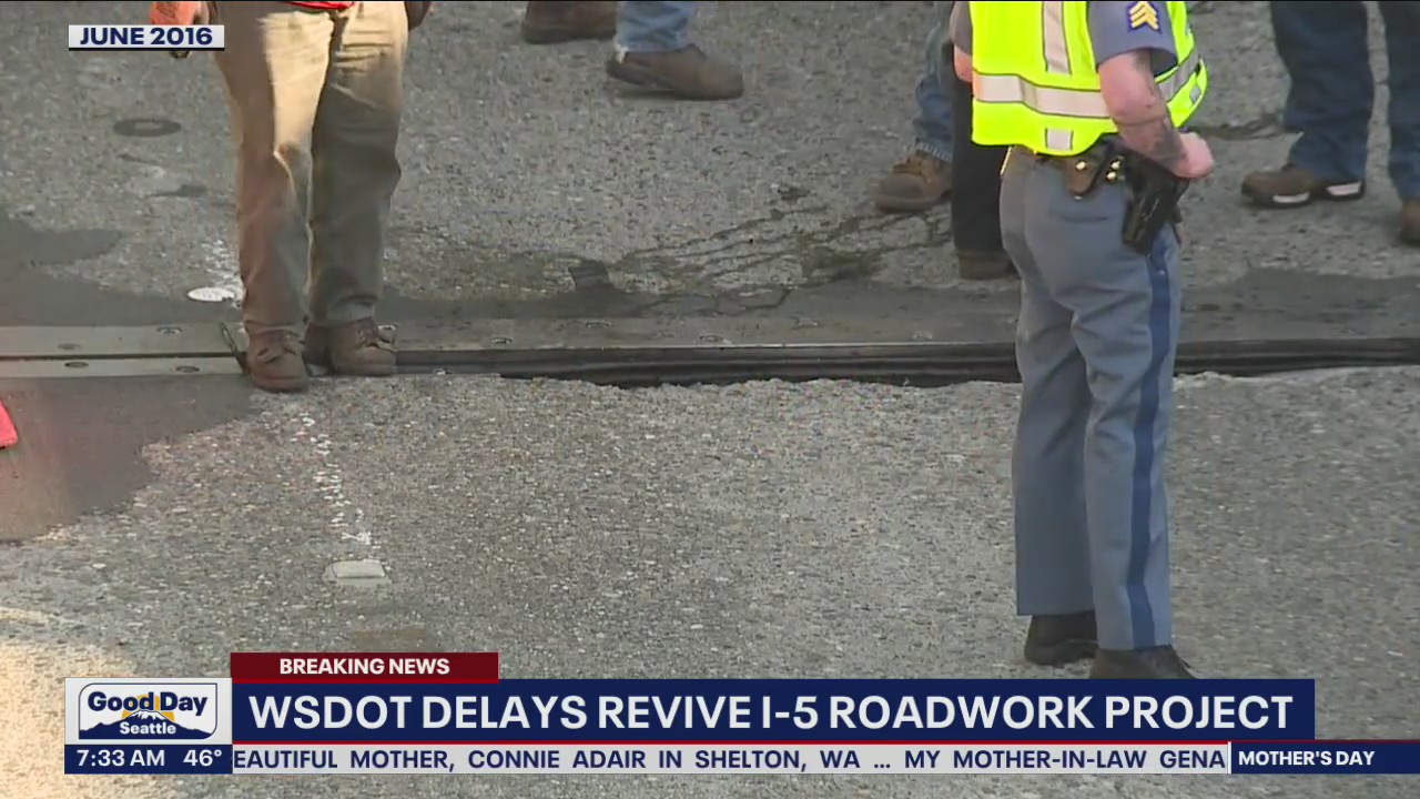WSDOT delays ?Revive I-5? work this weekend