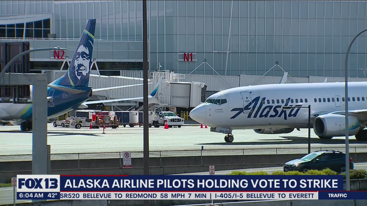 Alaska Airlines pilots holding vote to strike