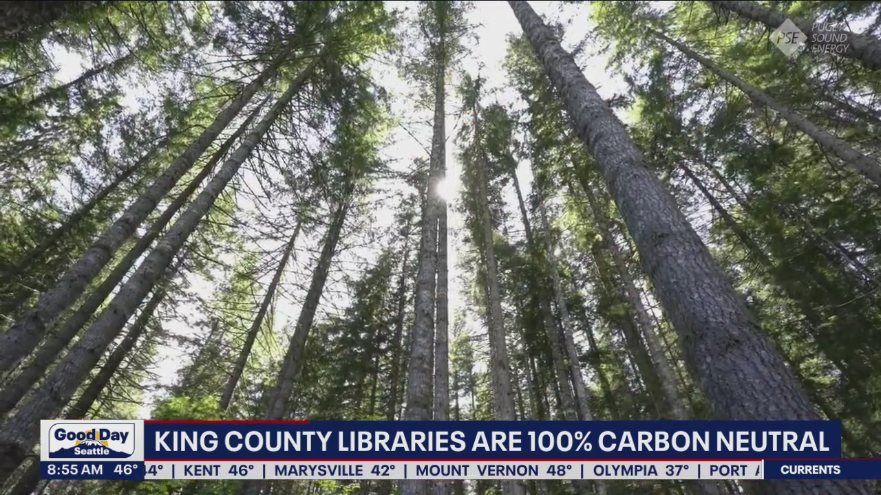 King County libraries at 100% carbon neutral