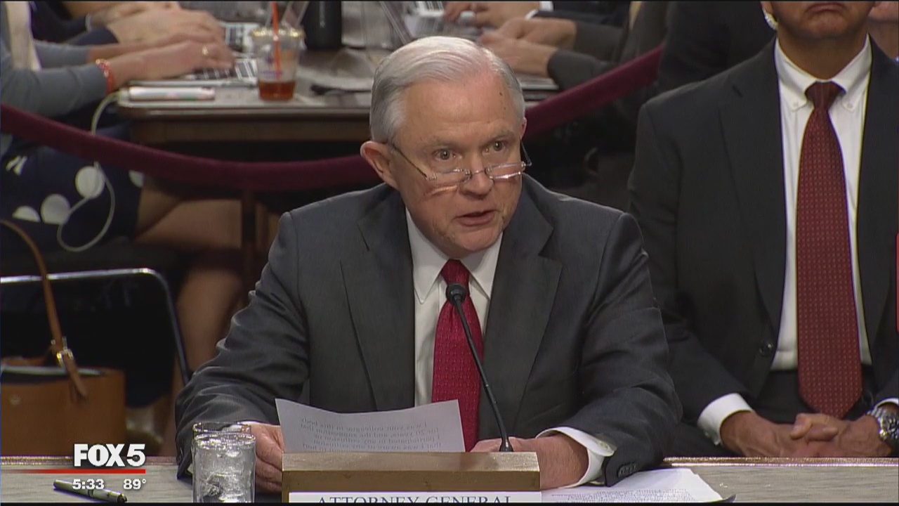 Attorney General Jeff Sessions testifies at Senate hearing