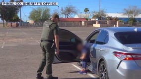 A unique distraction while driving in Pinal County