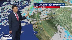 Rain moves out tonight