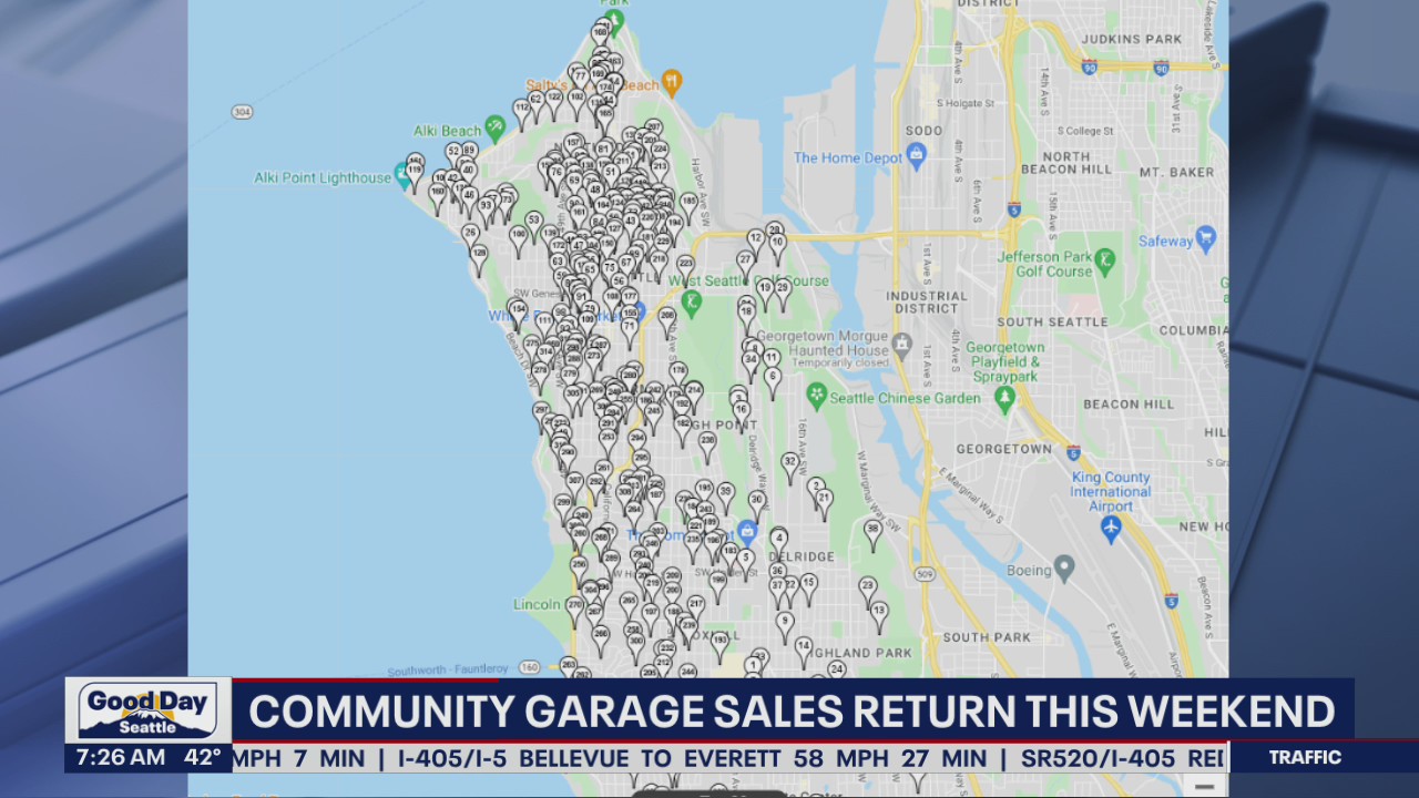 Community garage sales return to Puget Sound this weekend