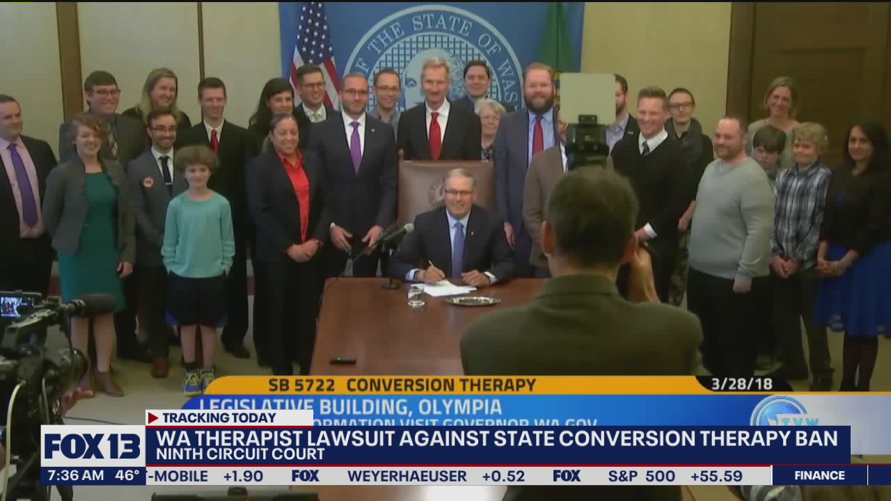 Washington therapist lawsuit against state conversion therapy ban