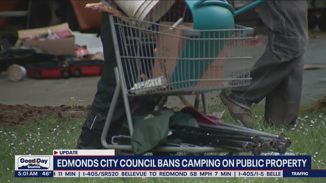 Edmonds City Council bans camping on public property