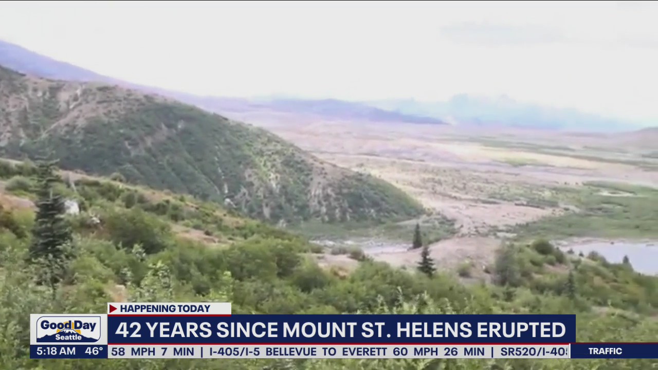 42 years since Mount St. Helens erupted
