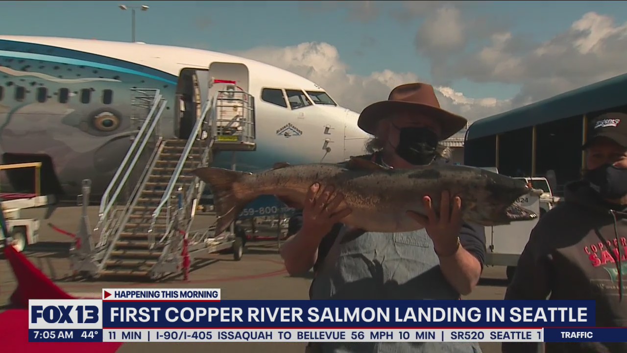 First Copper River salmon landing in Seattle