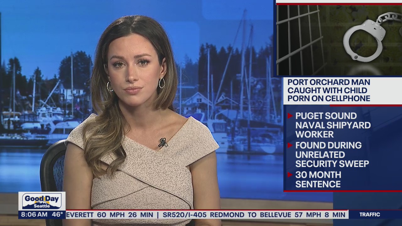 Port Orchard man caught with child porn on his cellphone