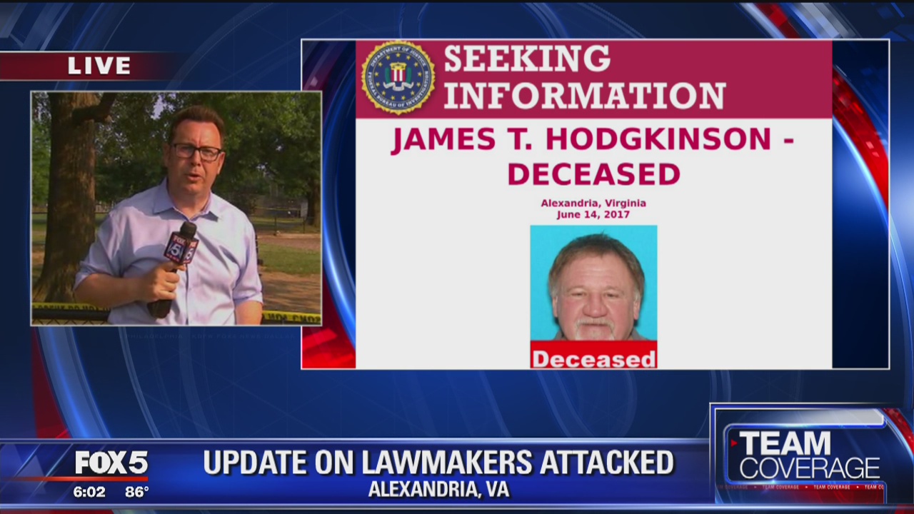 US congressman shot during Congressional baseball practice, gunman dead