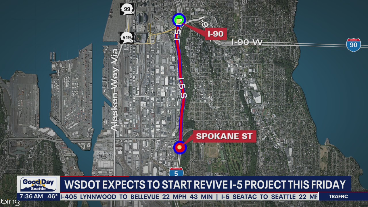 WSDOT expects to start revive I-5 project this Friday