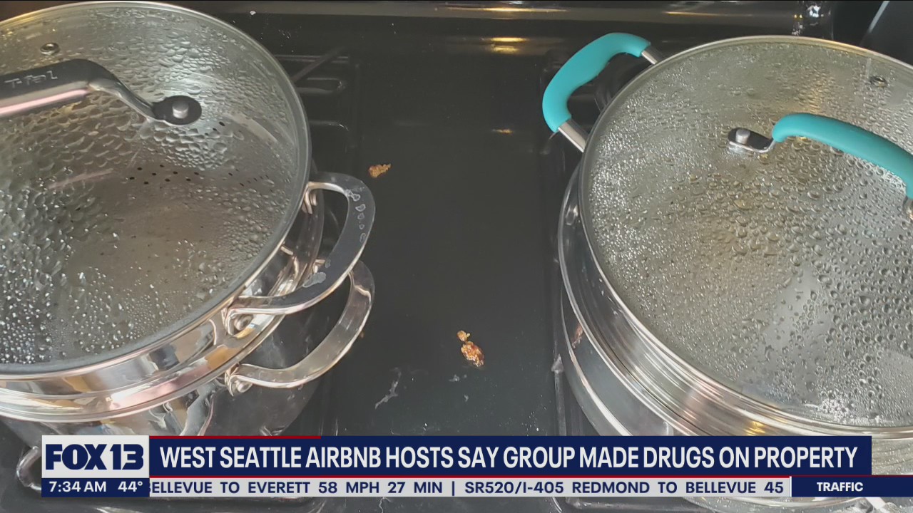 West Seattle Airbnb hosts say a group of visitors made drugs on their property