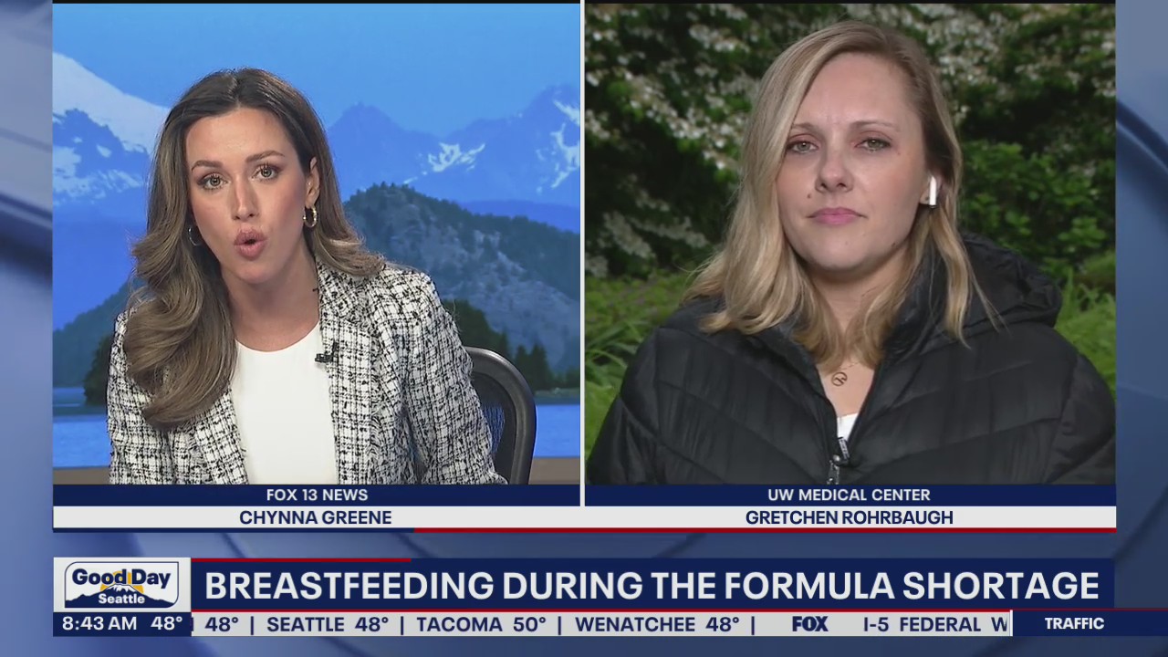 Gretchen Rohrbaugh from UW Medical Center talks about breastfeeding during the formula shortage