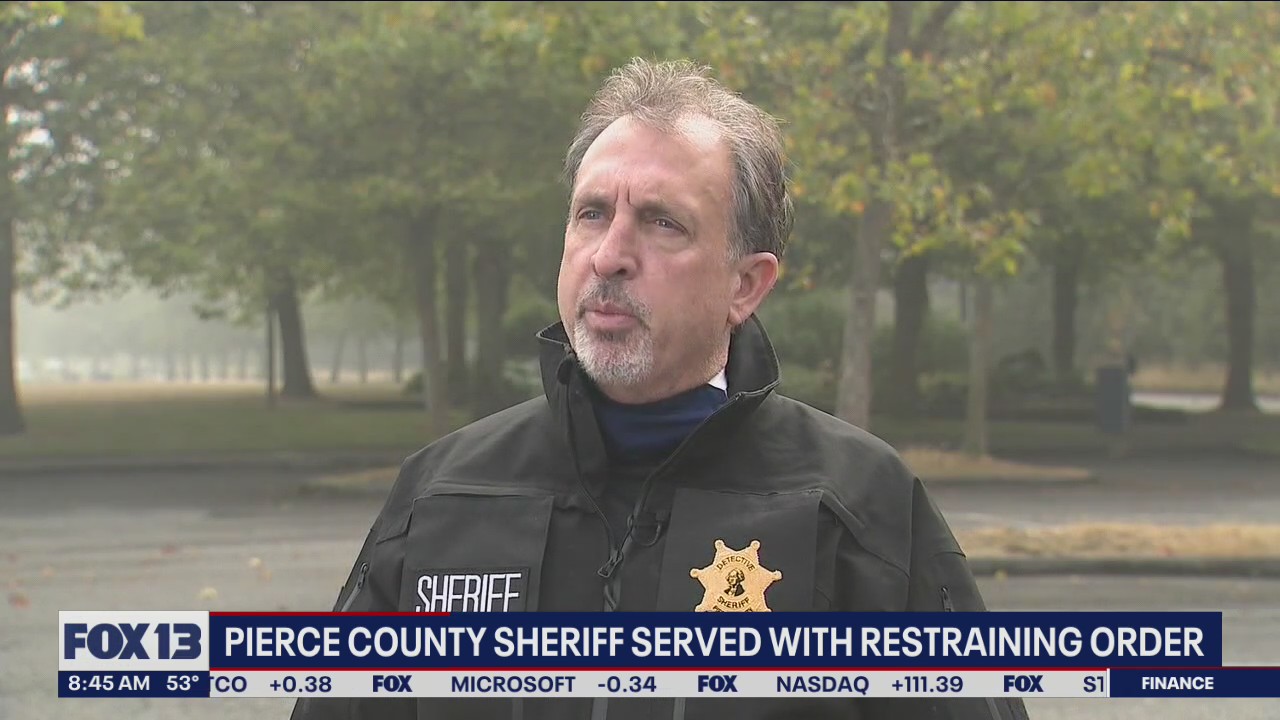 Pierce County Sheriff served with anti-harassment restraining order