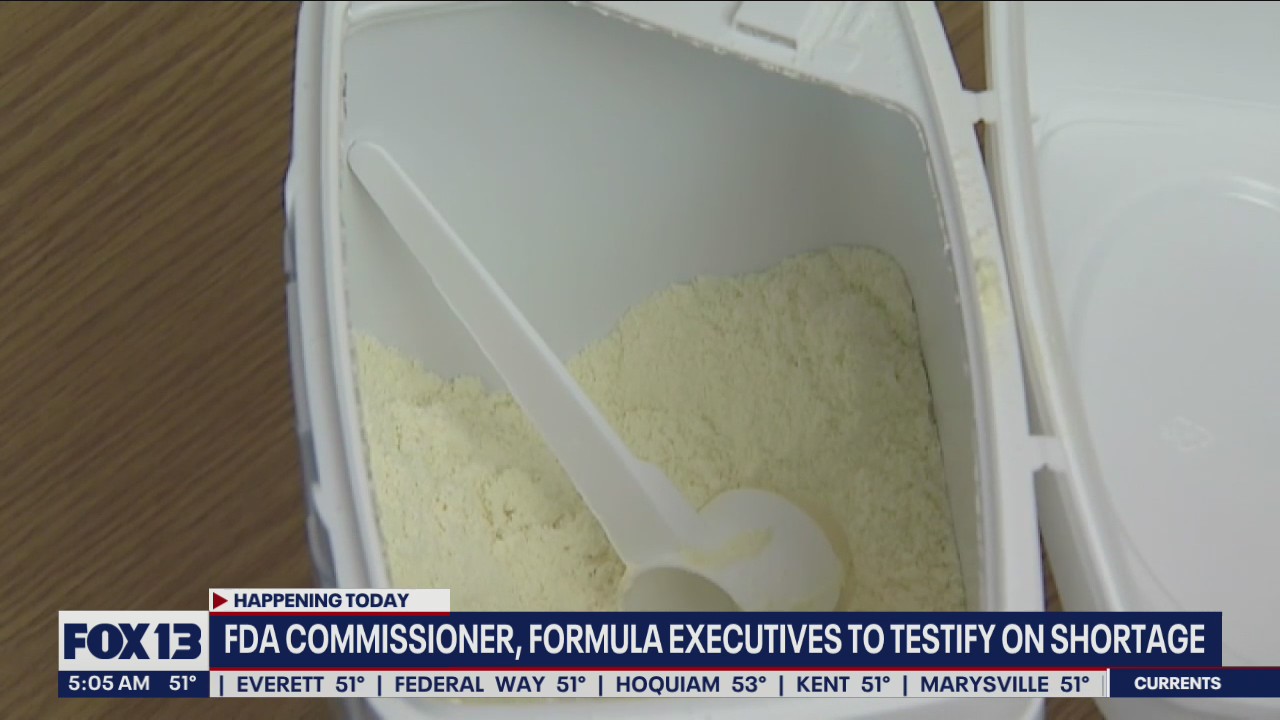 FDA commissioner, baby formula executives to testify on on shortage