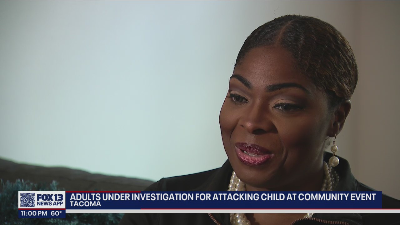 Mom horrified seeing video of 12-year-old daughter in fight involving adults