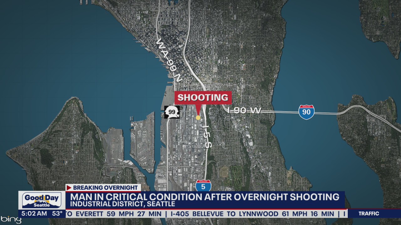 Man critically injured in shooting in South Seattle