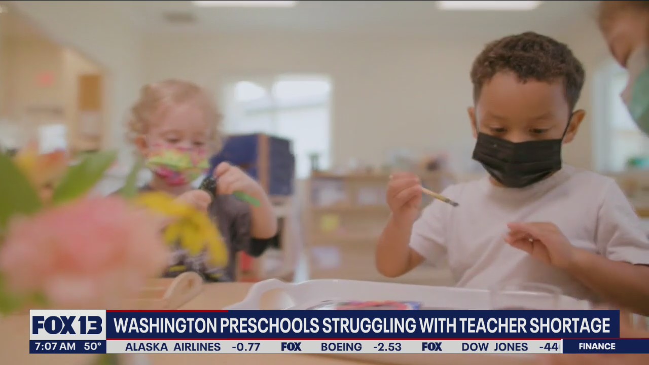Washington preschools struggling with teacher shortage