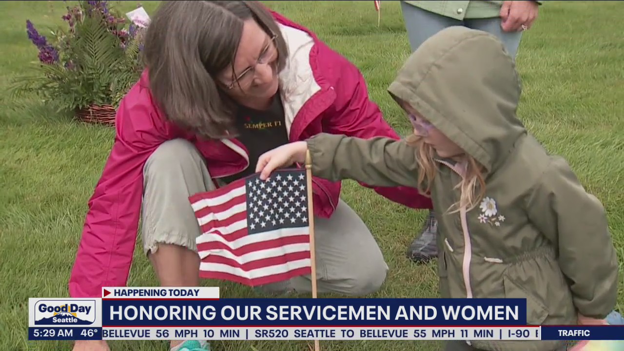 Honoring our Servicemen and women at Floral Hills in Lynnwood