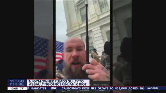 NJ gym owner pleads guilty to assaulting police officer at Capitol riot