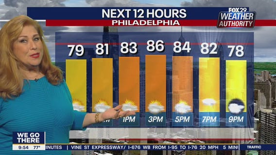 Weather Authority: 9 a.m. Monday update