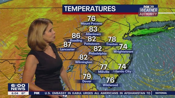 Weather Authority: 6 p.m. Sunday update