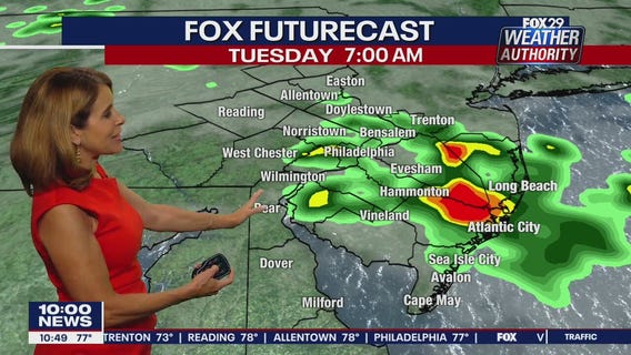 Weather Authority: 10 p.m. Monday forecast