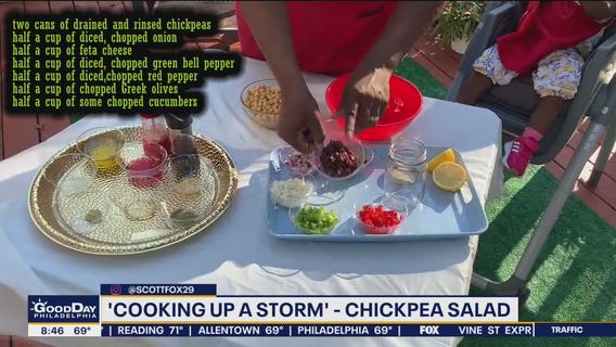 Cooking up a storm: Chickpea salad