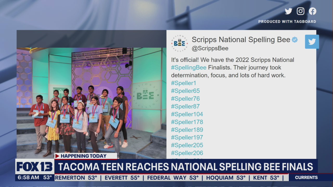 Tacoma teen reaches National Spelling Bee finals