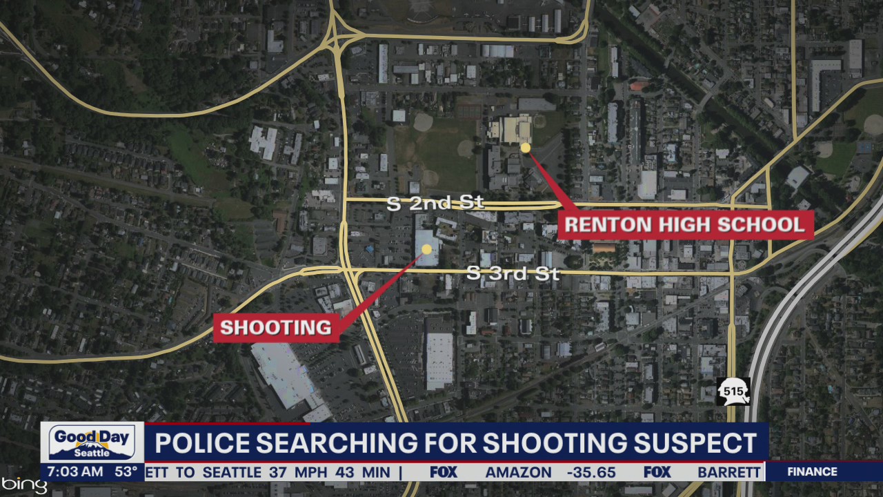 Renton police search for shooting suspect