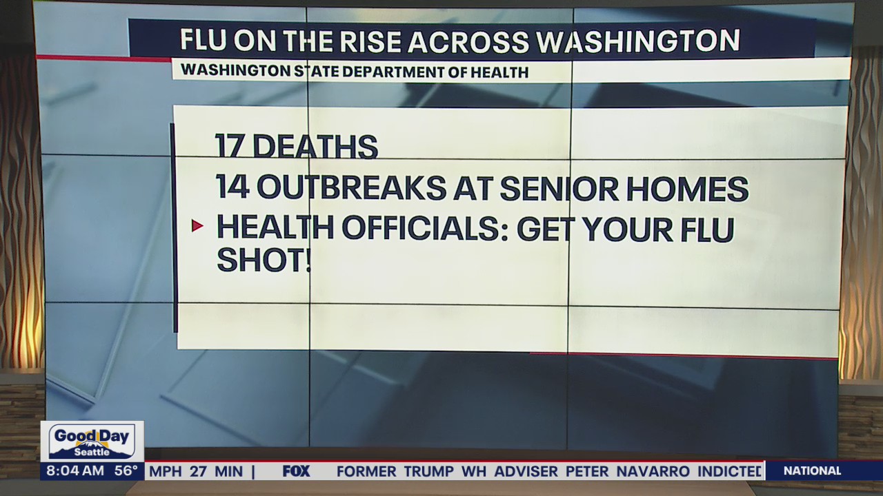 Flu on the rise across Washington state