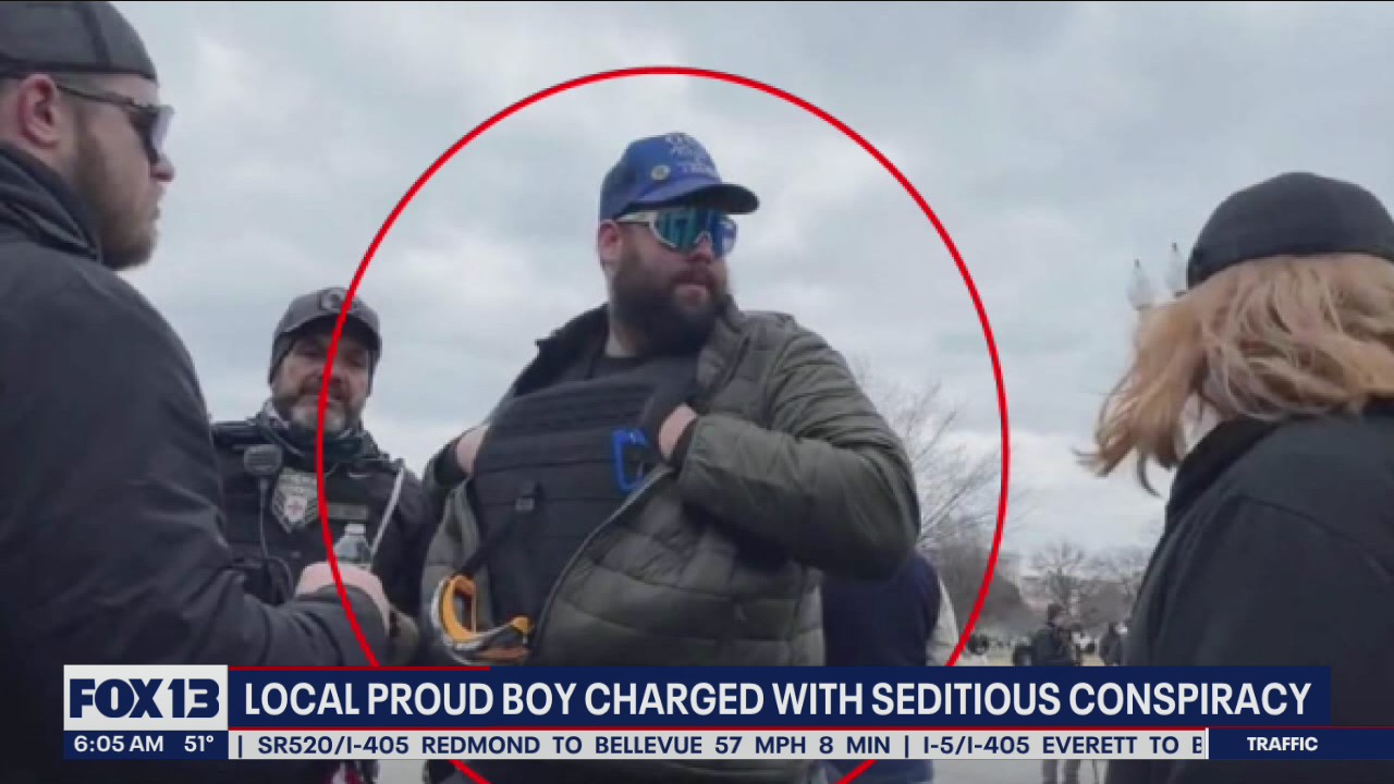 Local proud boy charged with seditious conspiracy