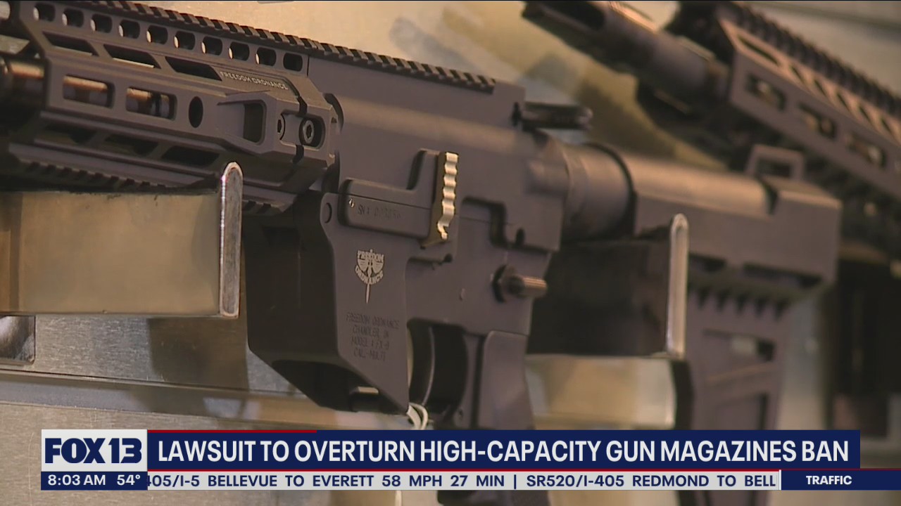 Lawsuit to overturn high-capacity gun magazines ban in Washington