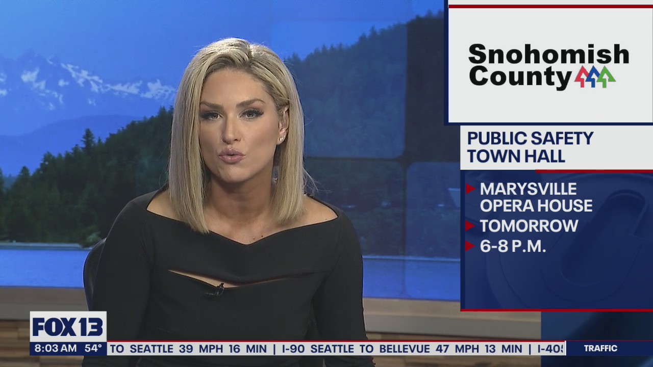 Snohomish County to hold a public safety town hall Wednesday