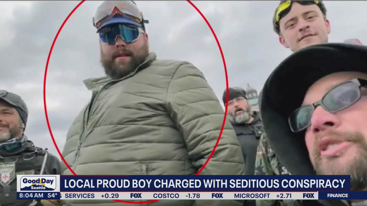 Local proud boy charged with seditious conspiracy