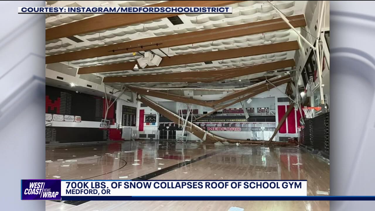 School gym's roof collapses | West Coast Wrap