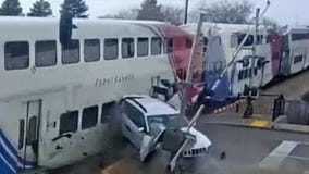 Train plows into SUV, driver escapes | West Coast Wrap