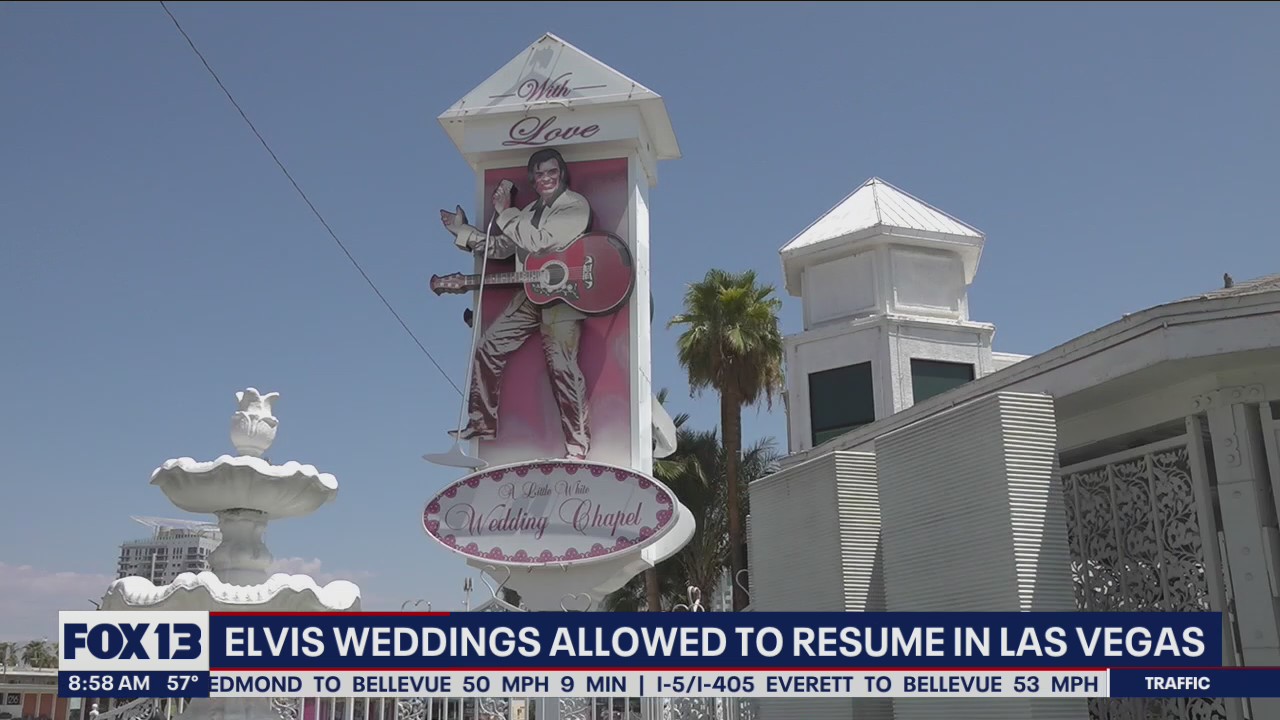 Elvis weddings allowed to resume in Las Vegas